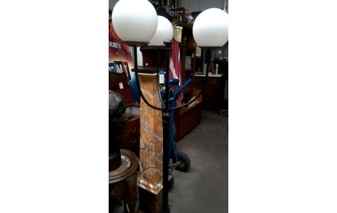 STEHLAMPE 1 SCHMIEDEEISEN KUPFER