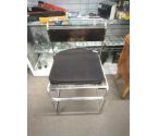 SIEGE DE BUREAU CUIR METAL