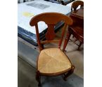 4 CHAISES PAILLE STYLE LP