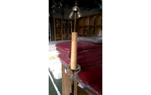 LÁMPARA DE SOBREMESA COBRE HIELO ANTIGUO