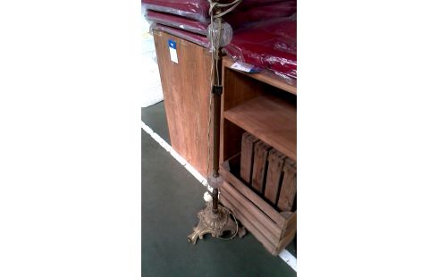LÁMPARA DE SOBREMESA COBRE HIELO ANTIGUO