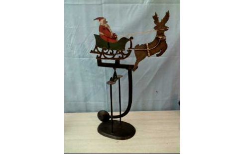PENDELFIGUR METALL WEIHNACHTSMANN