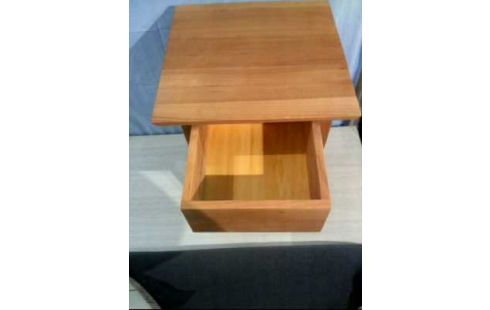 NACHTTISCH 1-SCHUBL. 2-EBENEN HOLZ KIRSCHB.
