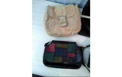 HANDTASCHE LEDER KLEIN VERSCHIEDEN VINTAGE