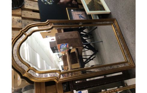 MIROIR DORE BISAUTE DOUBLE
