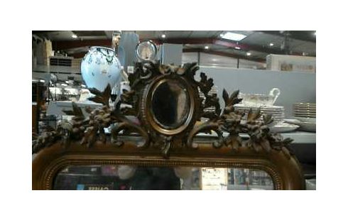 MIROIR DE CHEMINEE  STYLE LOUIS PHILIPPE
