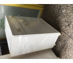 MEUBLE DE SDB BLANC 2P 1T