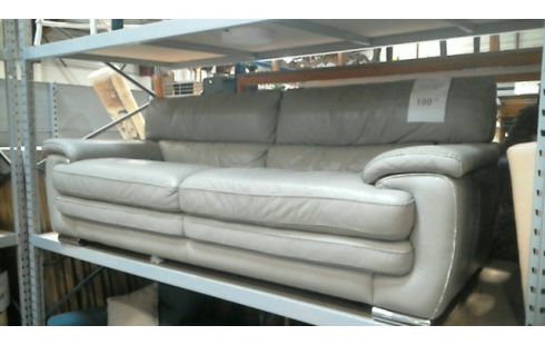 CANAPE BEIGE 3PL CUIR