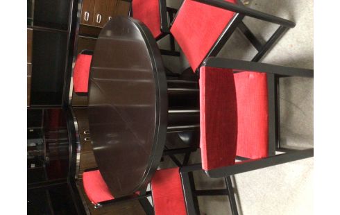 TABLE RONDE ITALIEN FONCE VINTAGE