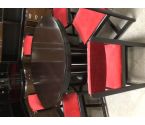 TABLE RONDE ITALIEN FONCE VINTAGE