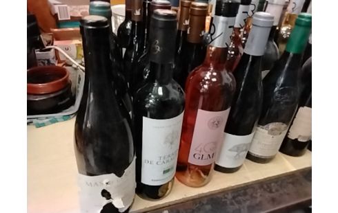 BOUTEILLE VIN ROUGE BLANC ROSÉ