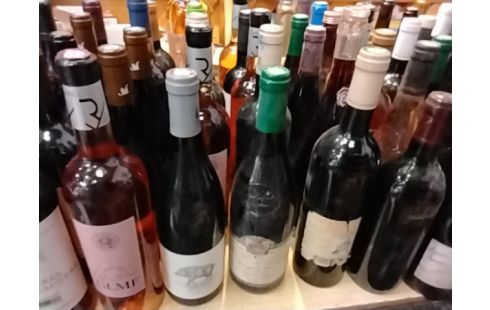 BOUTEILLE VIN ROUGE BLANC ROSÉ