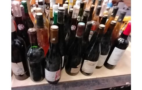 BOUTEILLE VIN ROUGE BLANC ROSÉ