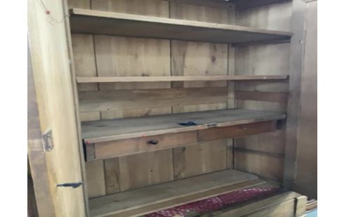 ARMOIRE 2 P ANCIENNE ( ÉTAGÈRES)