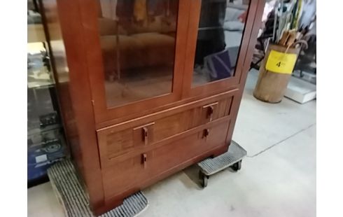 VITRINE BIBLIOTHEQUE STYLE BOIS
