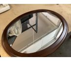 MIROIR OVALE BOIS RUSTIQUE