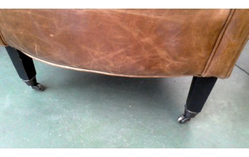 CLUBZETEL CHESTERFIELD LICHT BRUIN LEDER