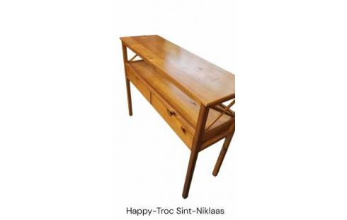 TABLE CONSOLE PIN 2 TIROIRS