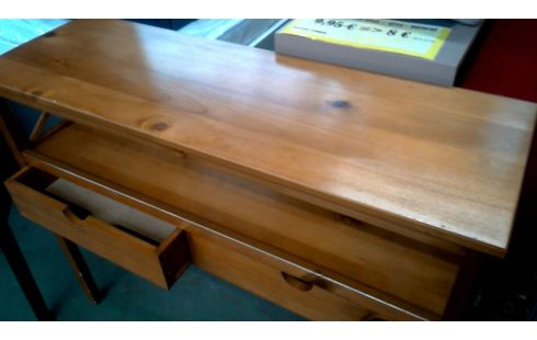 TABLE CONSOLE PIN 2 TIROIRS