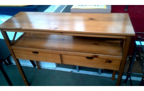 TABLE CONSOLE PIN 2 TIROIRS