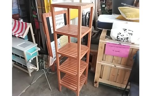 ETAGERE BOIS SDB