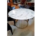 TABLE RONDE STYLE MARBRE