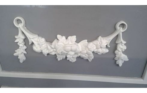 MIROIR DECO GRIS BLANC