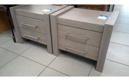 NACHTTISCH DAS STÜCK 2 SCHUBLADEN, , HOLZ LOOK