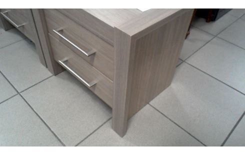 NACHTTISCH DAS STÜCK 2 SCHUBLADEN, , HOLZ LOOK