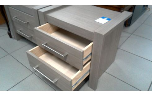 NACHTTISCH DAS STÜCK 2 SCHUBLADEN, , HOLZ LOOK