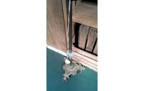 LÁMPARA DE SOBREMESA COBRE HIELO ANTIGUO