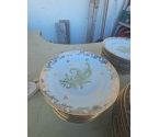 LOT DE ASSIETTES CREUSE DORURE