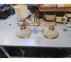 LUMINAIRE BILLARD DOUBLE OR