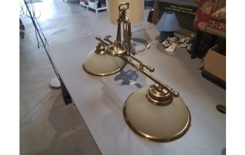 LUMINAIRE BILLARD DOUBLE OR