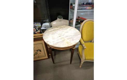 GUERIDON STYLE LOUIS XVI MARBRE