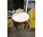 GUERIDON STYLE LOUIS XVI MARBRE