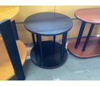 TABLE BASSE RONDE NOIRE