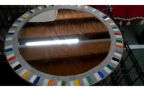 SPIEGEL ROND MOZAIEK VINTAGE