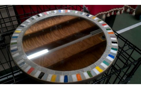 SPIEGEL ROND MOZAIEK VINTAGE
