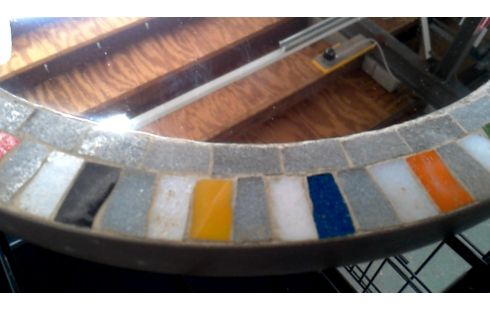 SPIEGEL ROND MOZAIEK VINTAGE
