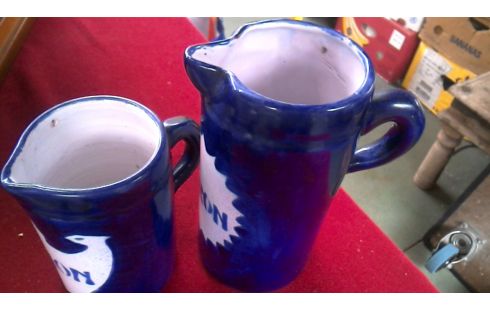 KRUIK LITRON OUD BLAUW