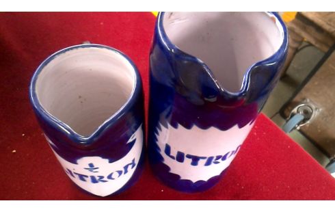KRUIK LITRON OUD BLAUW