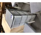 CLASSEUR PLASTIQUE GRIS SUR ROULETTES 4 TIROIRS