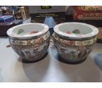 CACHE POT STYLE ASIATIQUE