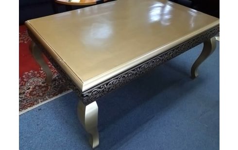 TABLE BASSE DOREE MAROCAINE (QLQS ECLATS)