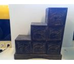 MEUBLE ESCALIER PM 6 CUBES BOIS