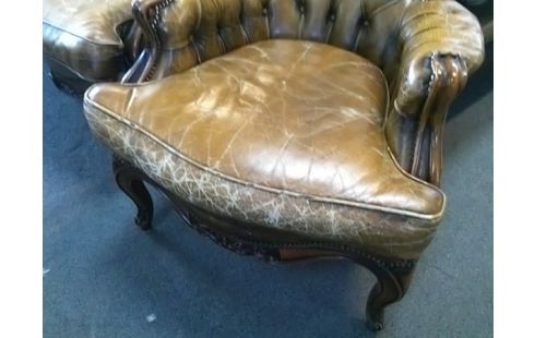CANAPE ANCIEN + 1 FAUTEUIL (EN L'ETAT)