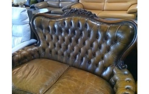 CANAPE ANCIEN + 1 FAUTEUIL (EN L'ETAT)