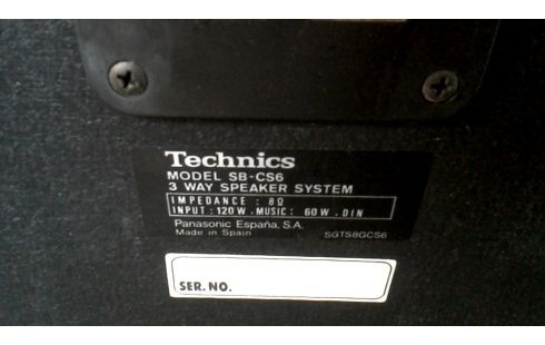 LUIDSPREKER TECHNICS SB-CS6
