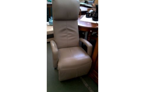 RELAX GRIJS LEDER